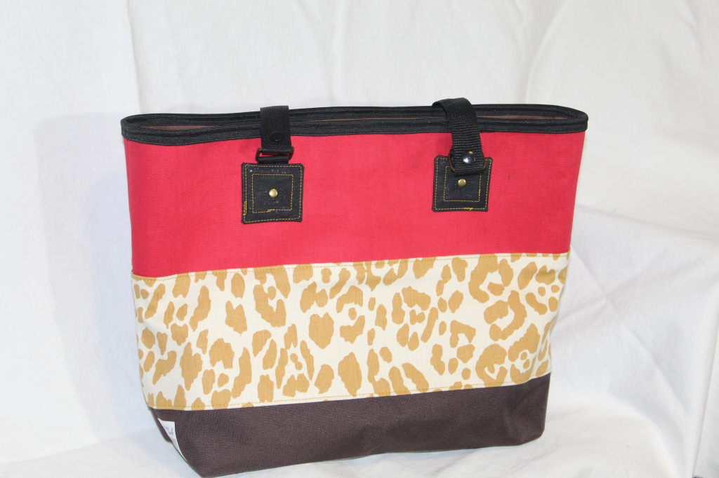 (image for) Market Bag - Leopard Red