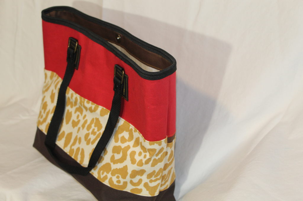 (image for) Market Bag - Leopard Red