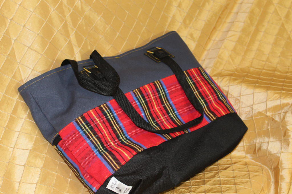 (image for) Market Bag - Plaid Blue