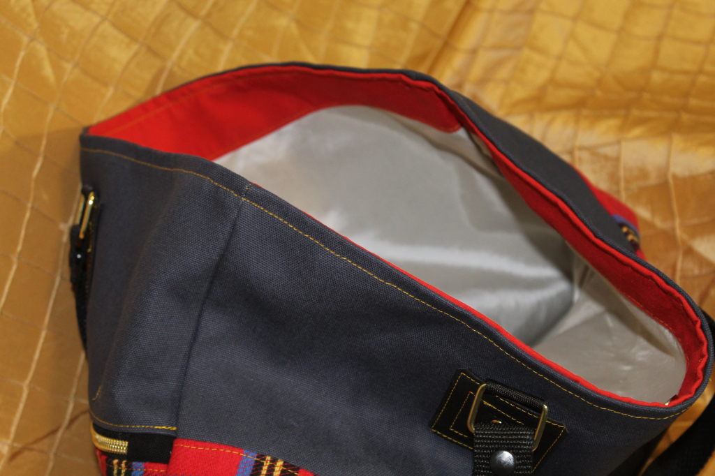 (image for) Market Bag - Plaid Blue